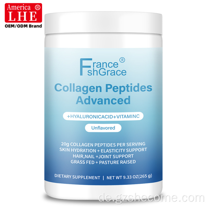Beste Kollagenpeptide Hyaluronsäure Vitamin C Pulver